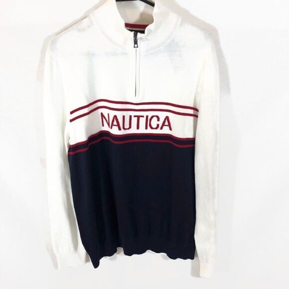 Men’s Brand New Nautica Knit Sweater size Large‎ - Picture 1 of 6